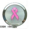 Metallic Print Purse Hanger - Pink Ribbon