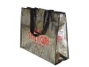 Metallic lamination shopping bag with logo