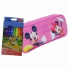 Mickey & Friends Blue Pencil Case & Markers