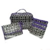 Microfiber cosmetic bag sets