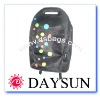 Microfiber laptop backpack with dot printing
