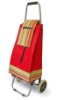 Microfiber travel trolley luggage bag