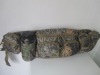 Military camo waist bag with bottle holder