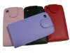 Mill finish Leather case for iPhone 4G