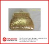 Mini Coin Purse with aluminum mesh and clip closure