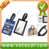 Mini Novelty Rubber Bag Plastic Luggage Tag