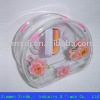 Mini PVC Cosmetic bag with plastic zipper