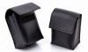 Mini black leather bag for reading glasses /camera/mobile  phone