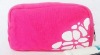 Mini canvas make up bag with flower printing