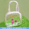 Mini handle pvc toiletry bag for cosmetics D-C116