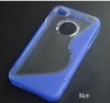 Mixed PC + TPU Crystal Case Cover  for iPod Touch 4