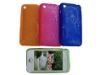 Mobile Phone TPU Skin For iPhone 4 -- Wave Pattern