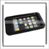 Mobile Silicone Case For iPhone 4G Black