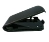 Mobile phone Black leather flip case for Bold touch blackberry 9900 9930