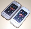 Mobile phone case, super case, mobile phone accessory, TPU case with screen protector and push-button for Nokia 5800 (Paypal)