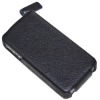 Mobile phone pu and genuine leather cover/shell/case for iphone 4