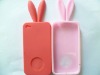 Mobile phone rabbit shape phone cover for Iphone 4g