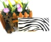 Most IN zebra-stripe noble clutch woman wallets purses