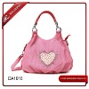 Most fashion canvas heart beaded handbag(DA1018)