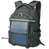 Moveable flexible solar panel charge mobile phone Solar Backpack