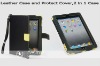 Multi Purpose For iPad 2 Utility PU Leather Case stander