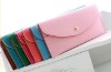 Multi-color genuine leather & PU card holder