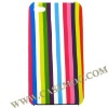 Multi-colored Strips Hard Case for iPhone 4