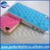 Multiple color deluxe Chrome Leather hard Cover case for iPhone 4 4S