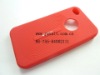 Mutil colors LOGO design silicon case for IPhone4