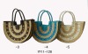 NATURAL WHEAT STRAW FASHION TOTE BAG