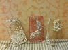 NEW!!! 3D Bow Bling Crystal pearl Case cover for iPhone 4G/4GS 4S