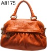 NEW ARRIVAL!  2011 latest and  fashion ladies Brown genuine handbags in the factory price