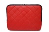 NEW ! China Red PU laptop sleeve fashion design