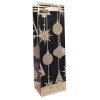 NEW DESIGN CHRISTMAS SERIES WINE BOTTLE BAG WITH UV GLITTER