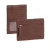 NEW GENUINE COWHIDE LEATHER ID CREDIT CARD COIN HOLDER