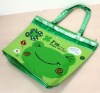 NEW GREEN FROG Transparent PVC shopping bag
