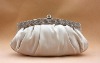 *NEW* Ivory Pleated Line Evening Clutch Bag 025