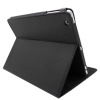 NEW LEATHER CASE WITH STAND BLK COVER FOR APPLE IPAD 2