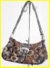 NEW PU PVC SIGNATURE HANDBAG EVENING LADIES