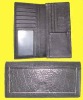 NEW SOFT COWHIDE GENUINE LEATHER MEN'S BILLFOLD  LONG WALLET