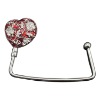 NH167 heart shape table bag holders with flower