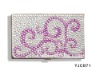 Name Card Case With Crystal Beads,Good Ladies Gift