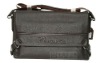 Name brand leather shoulder bag man