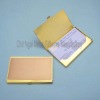 Name card holder in imitation gold plating