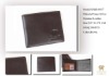Nano-silver antibacterial brown genuine leather small wallet