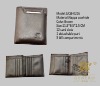Nano-silver antibacterial genuine leather wallet with a detachable part