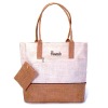 Natural Jute Fibre Tote Bag By Green Petal Ventures.