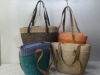 Natural Wheat Straw Bags for beach in summer