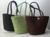 Natural Wheat Straw Bags for beach in summer