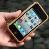 Natural bamboo wooden cases for iphone 4g